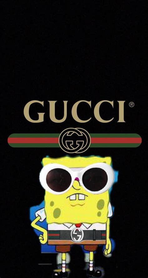 spongebob gucci background.